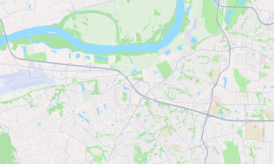 Fototapeta premium Chesterfield Missouri map