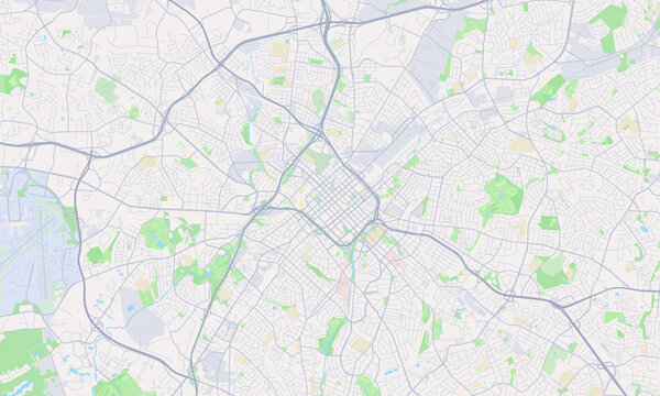 Charlotte North Carolina map