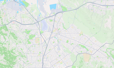 Obraz premium Concord California map