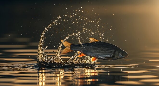 Celebrating world wildlife day with majestic fish in natural habitat