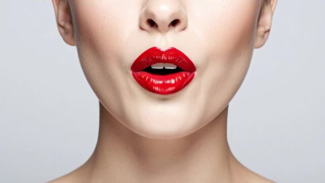 Rote Lippen