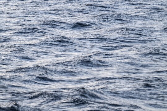 Waves, smudge effect, long exposure, sea, Baltic Sea