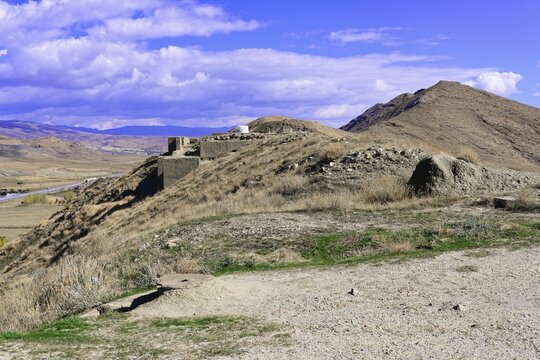 Ruins of the Urartian citadel of Cavustepe, Van, Turkey