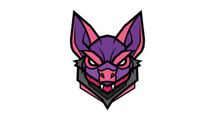 Fototapeta premium Stylized wolf head graphic illustration