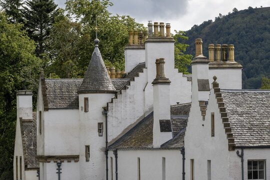 Blair Castle, Blair Atholl, Perth and Kinross, Scotland, United Kingdom