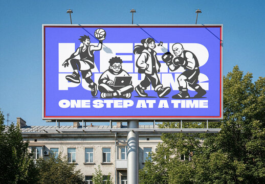Roadside Billboard Mockup