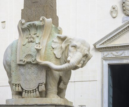 Bernini's Elephant, Rome, Italy