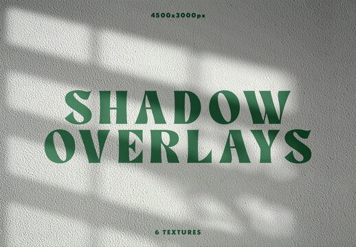 6 Blinds Shadow Texture Overlays