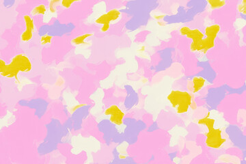 Vibrant abstract colorful png paint texture overlay, transparent background