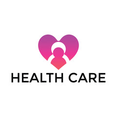 Health care logo design symbol vector template