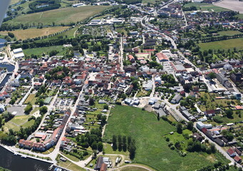 Seebad Ueckerm&uuml;nde, Blick auf die Altstadt 2016