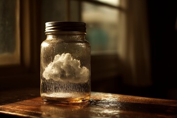 Rain Cloud Kept in a Jar