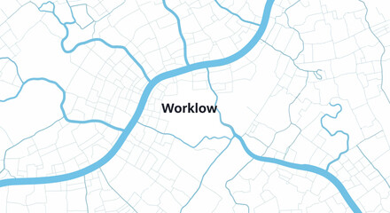 Fototapeta premium Workflow System Map: Conceptual Diagram of Business Process Flow, Logistics, and Network Organization