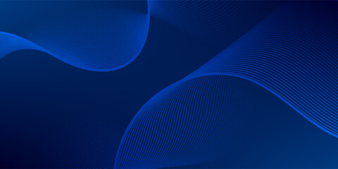 abstract wavy lines background. Premium background design with diagonal dark blue line pattern. abstract dark blue background.