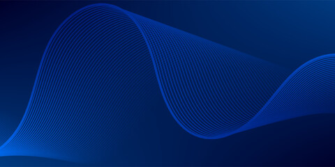 abstract wavy lines background. Premium background design with diagonal dark blue line pattern. abstract dark blue background.