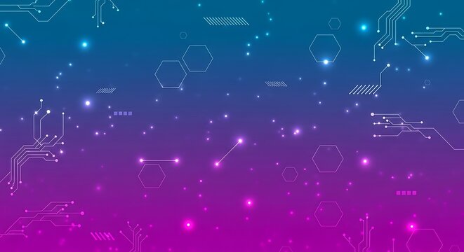 Abstract mathematical equations and symbols in vibrant gradient