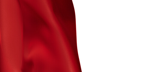 Elegant red satin fabric texture, perfect for backgrounds, designs, and visual concepts. Captures smoothness and light r