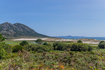 Scenic landscape near A Coruna