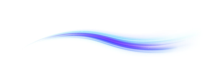 Vibrant neon ribbons twist across a dark futuristic background. Sparks flash along dynamic curves. Motion lines convey energy and speed. PNG  © dedstock