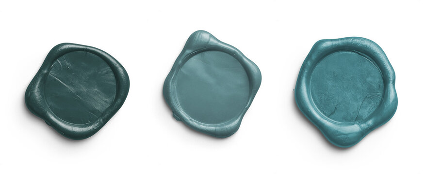 Azure Three Vintage Wax seals