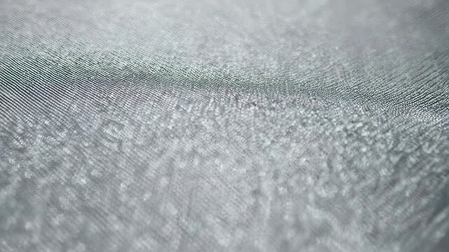 Close-up of a textured, light-reflective surface with a repeating pattern and slight blur