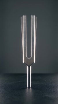 Resonant Alignment, Minimalist Tuning Fork Vibration