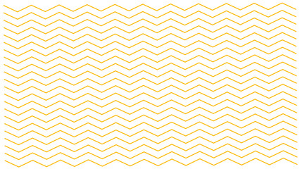 Seamless geometric pattern of bright orange chevron zig-zag lines on a white background, modern and simple
