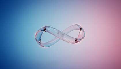 Blue pink Abstract Pattern With Glassy Waves And Reflections For Modern Design