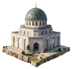 Obraz premium PNG Dome of the Rock dome architecture building.