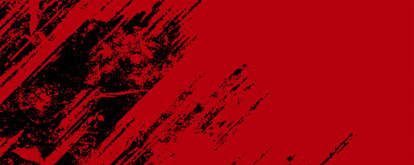 Grunge texture effect background. Distressed rough dark abstract textured. Black isolated on red. Graphic design element vintage style decoration concept grunge vector red black modern