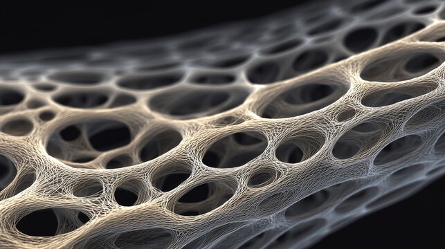 pla nanofiber sem microstructure abstract scientific texture