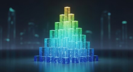 abstract city lights