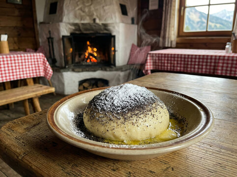 Germkn&ouml;del mit Mohn und Zucker