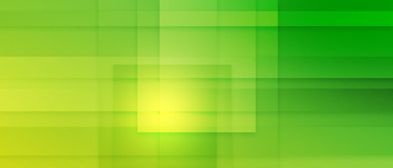 Modern green abstract presentation background featuring layered geometric shapes