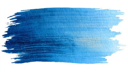 Blue watercolor brush stroke texture