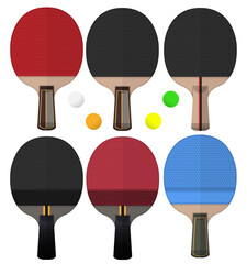 Table Tennis Equipament and Balls