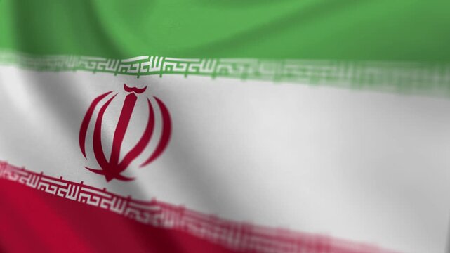 Iran Waving Flag