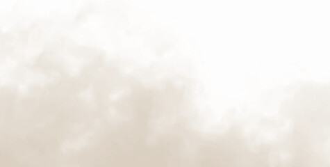 Thick brown smoke with fog and transparent overlay forming dark mysterious clouds, magical atmosphere, drifting haze, realistic effect and illustration design in fantasy scene.  © ALLA