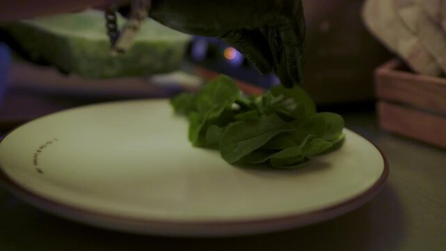 proceso de preparaci&oacute;n de una ensalada 