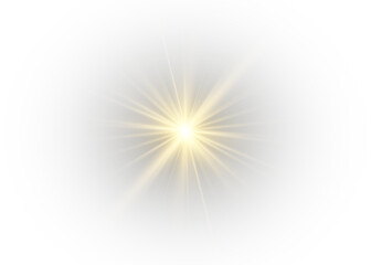 Glowing yellow stars light glow sparkle fill abstract dreamy space.
