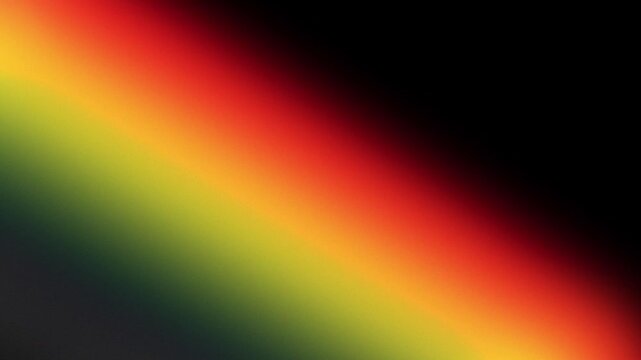 Gradient animation background with smooth transition of green, yellow, and red colors. Black history month flag, Juneteenth background
