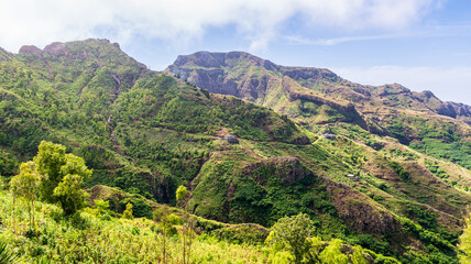Green Ridges of Santiago Island