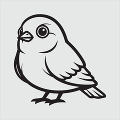 Beautiful bird vector design