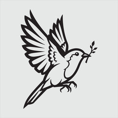 Beautiful bird vector design