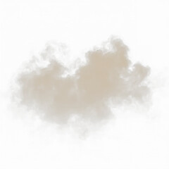 Glowing brown smoke drifting with fog and transparent haze over clouds.  © SerMen