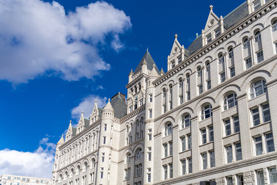 Old Post Office Pavilion Historic Building On Pennsylvania Avenue In Washington DC