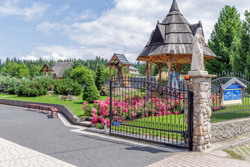 Religious Garden Shrine with Our Lady of Gietrzwald