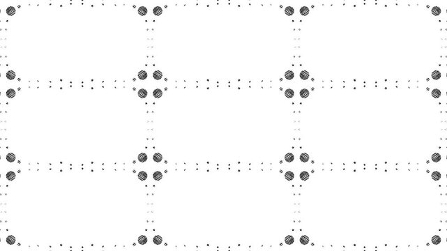 3x3 Blank Grid with Black Borders. Multi-Panel. Nine-Section Framework. Rows and Columns