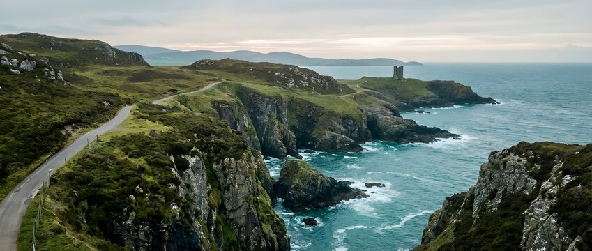 Natural beauty of Scotland, serene scottish coastlines 