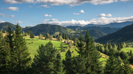 Landscape Scenery Bucovina Romania The